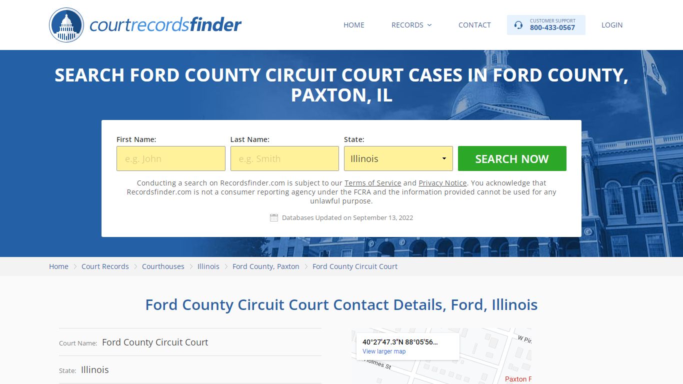 Ford County Circuit Court Case Search - RecordsFinder
