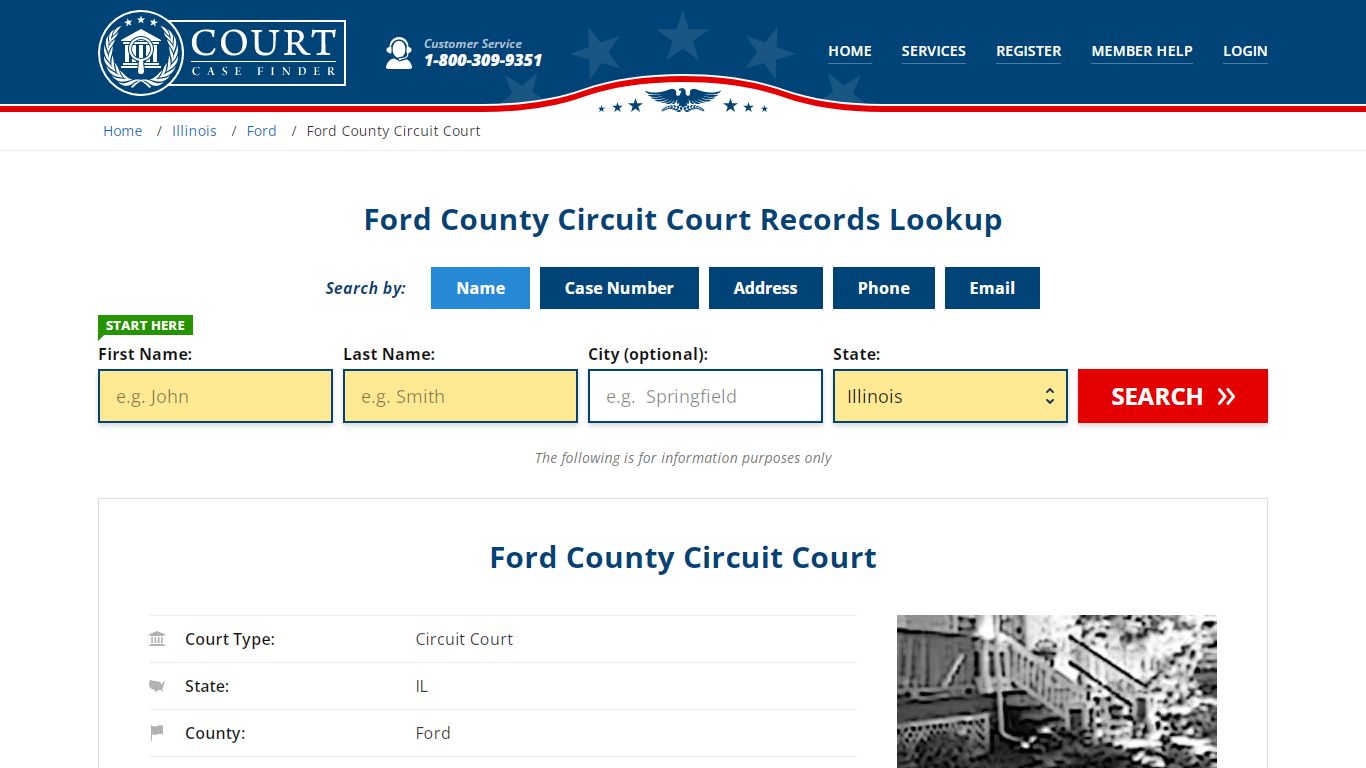 Ford County Circuit Court Records Lookup - courtcasefinder.com
